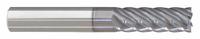 APPROVED VENDOR Corner Radius End Mill: Carbide, nACRo Coated, 6 Flute, 1" Mill Dia, 1-3/4" LOC (MPN 292-301263)