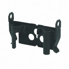 Conduit & Cable Attachment Brackets: 14/2 AWG to 10/3 AWG, 1/8 in, Steel, BX4M. Key specifications — Color: Black; Description/Special Features: Double Run; Finish: Zinc Plated; Flange Thickness: 1/8 in; For Use With: MC/AC Cable; Material: Steel; Mounting Location: Wall; Mounting Type: Screw On.