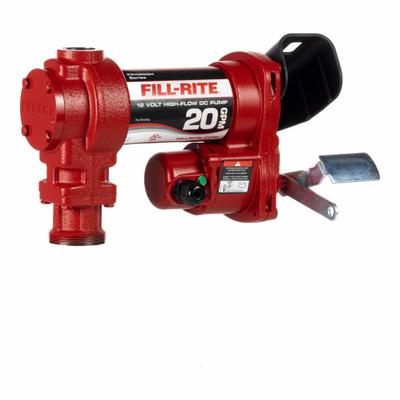 FILL-RITE Electric Drum Pump: 12 V DC, 1/4 hp HP, 20 gpm Max. Flow Rate, Pump Only - Bung-Mount DC-Powered Fuel Transfer Pumps