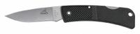 GERBER Folding Knife: 2 in Blade Lg, 2 1/2 in Closed Lg, 4 1/2 in Overall Lg, Plastic, Straight (MPN 46050). Key specifications — attr307537: Plastic; attr307538: No; attr324882: GERBER.