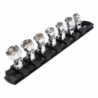 TEKTON Socket Set: SAE, 7 Pieces, (7) 6-Point, 1/4 in Drive Size, 6-Point Std Socket Set (MPN SHD90109). Key specifications — attr1204587: Rail; attr1204586: TEKTON; attr1204595: (7) 6-Point; attr1215394: 1/4 in to 9/16 in; attr1224268: 1/4 in.