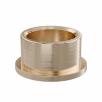 Flanged Sleeve Bearing: Bronze, SAE 841, 1 in Bore, 1 1/4 in OD, 3/4 in Lg, -35°F to 300°F, 3 PK (MPN FF1214-01B). Key specifications — System of Measurement: Inch; Material Grade: SAE 841; Flange Type: Flanged; Brand: OILITE.