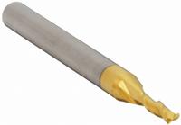 APPROVED VENDOR Square End Mill: Carbide, TiN Coated, 2 Flute, 3 mm Mill Dia, 12 mm LOC, 39 mm OAL (MPN 204-001311A)