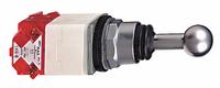 SCHNEIDER ELECTRIC Joystick Operator: Vertical Operation, 2 Positions, 2NO, Momentary, Non-Latching (MPN 9001K71H7). Key specifications — Bezel Material: Metal; Contact Form: 2NO; Switch Action: Momentary; Series: 9001K; Brand: SCHNEIDER; Number of Positions: 2 + Center Off.