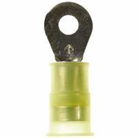3M Ring Terminal: Yellow, Nylon Insulation, #8 Stud Size, 12 AWG to 10 AWG Wire Sizes, 1,000 V (MPN MNG10-8RX). Key specifications — attr1308027: 3M.