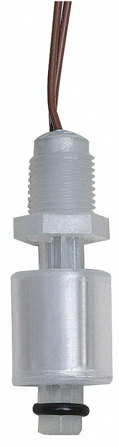 MADISON Closed Liquid Level Switch: Open On Rise, SPST, Polypropylene (MPN M3326-NPT). Key specifications — Brand: MADISON; Electrical Connection Type: Lead Wires; Minimum Media Specific Gravity: 0.75.