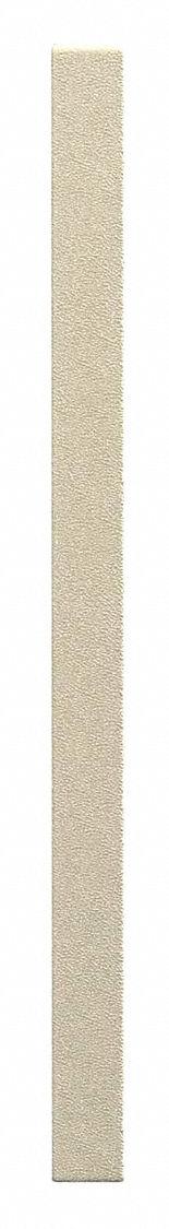 ASI GLOBAL PARTITIONS Partition Column: Plastic Polymer, Pebble, Cream, 82 in Ht, 5 in Wd - Pilasters for Bathroom Partitions