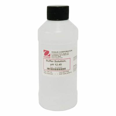 OHAUS pH Buffer: 250 mL Volume, Liquid, .2% Concentration, Plastic, Bottle - pH Buffers