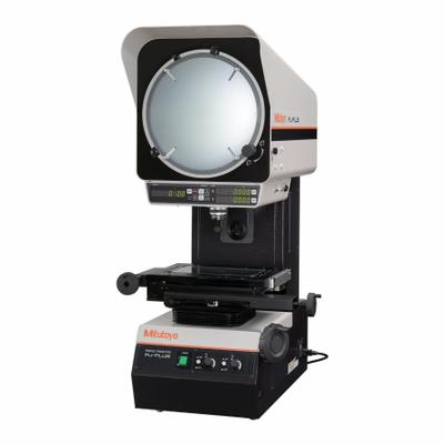 MITUTOYO Profile Projector: Vertical, Inverted-Reversed, 9.8 in x 9.8 in Table Size - Vertical Optical Comparators