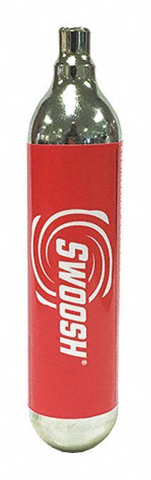 DIVERSITECH CO2 Cartridge: 800 psi Air Pressure, 8 7/8 in Lg (MPN SGC-12). Key specifications — Brand: DIVERSITECH; Body Material: Aluminum; Compatible Series: SWOOSH; Product Type: CO2 Cartridge.