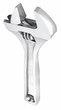 PROTO Adjustable Wrench: Alloy Steel, Chrome, 6 in Overall Lg, 15/16 in Jaw Capacity, Plain Grip (MPN J706A). Key specifications — attr309359: Chrome; attr324924: PROTO; attr309358: Alloy Steel.