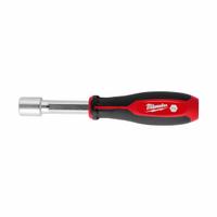 MILWAUKEE Nut Driver: Straight, HollowCore™, SAE, With Magnetized Tip, Std, Hollow Hex Nut Driver (MPN 48-22-2557). Key specifications — attr1214485: Hex; attr1214505: MILWAUKEE.