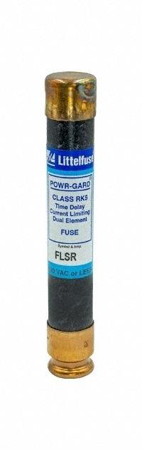 LITTELFUSE Fuse: Class RK5, FLSR Series, Time-Delay, 30 A, 600 V AC, 300 V DC, Non-Indicating (MPN FLSR030). Key specifications — Series: FLSR.