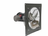 Panel Mounted Hazardous Location Exhaust Fan: Direct Drive, 14 in Blade, 1/3 hp, 2,190 cfm, 1 ph (MPN P14-4). Key specifications — Frame Finish: Powder Coated; Assembled: Assembled; Brand: CANARM; Nameplate Voltage: 115/208-230V AC; Frame Material: Steel; Hazardous Location Class: Class I, Div 1, Group C and D; Class II, Div 1, Group F and G; Guard Type: Intake.