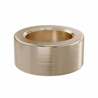 Sleeve Bearing: Bronze, SAE 841, 6 mm Bore, 9 mm OD, 4 mm Lg, 49,938 lb/sq in-fpm Max PV, 10 PK (MPN AAM0609-04B). Key specifications — System of Measurement: Metric; Material Grade: SAE 841; Brand: OILITE.