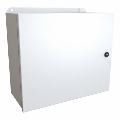 HAMMOND Electrical Enclosure: Steel, 12 in x 14 in x 6 in, NEMA 12/13/3R/4, w/Panel - Steel Washdown Enclosures