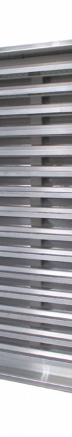 Wind Driven louver: Hat Channel, Flush Mount, 35 1/2 in H, 35 1/2 in W, Aluminum, 37° Blade Angle (MPN DCFL-D-4 3636). Key specifications — Brand: S&P AIR CONTROL; Maximum Air Velocity: 1250 fpm.