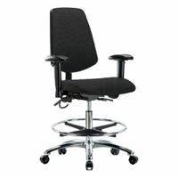 ESD Task Chair: Fabric, Arms Included, Ht Range 21 1/2 in to 29 in, 18 1/2 in Seat Wd, 17 in Seat Dp (MPN BR-ESD-FMBCH-MB-CR-T1-A1-CF-EC-ESDBLK). Key specifications — Foot Support: Yes; Back Tilt Backward: 13.5°; Back Tilt Forward: 10.5°; Base Material: Aluminum; Brand: APPROVED VENDOR; Product Type: ESD Task Chair; ESD-Safe: ESD-Safe; Seat Tilt Backward: 3°.