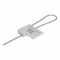UNIVERSEAL Cable Seals: White, Steel, 12 in Cable Lg, 1/16 in Cable Dia, Sequential, 50 PK (MPN F150ZP WHITE50). Key specifications — Brand: UNIVERSEAL; Marking Color: Black; Marking Included: Numbers and Barcode; Marking Message: Sealed; Marking Numbering: Sequential.