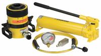 ENERPAC Hollow Hydraulic Ram and Pump Set: 60 ton Cylinder Nominal Capacity, 3 in Cylinder Stroke (MPN SCH603H). Key specifications — attr96781: RCH603; attr96779: 5ZL54 (Mfr. No. RCH603); attr96780: 6W462 (Mfr. No. P392); attr98877: ENERPAC.