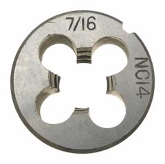 WESTWARD Alloy Steel Die 1" Width, 7/16-14 UNC: CCT1060-109, Die