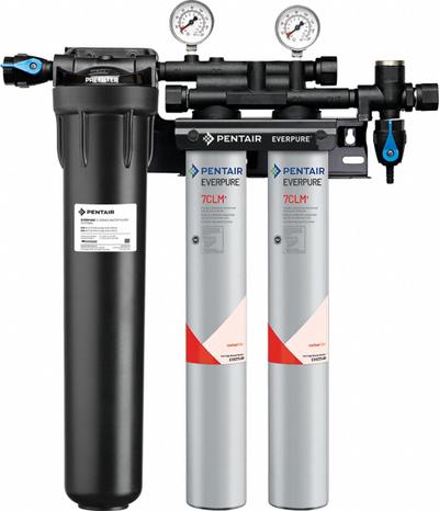 EVERPURE Water Filtration System: 5 micron, 3.3 gpm, FNPT, 25 3/8 in Overall Ht - Multi-Purpose Water Filter Systems