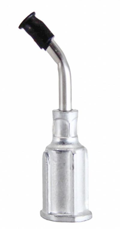 EXCELTA Vacuum Probe/Cup Assembly: Bent, 0.13 in Tip Size, 30° Tip Angle, Buna-N - Precision Vacuum Probe & Pad Assemblies