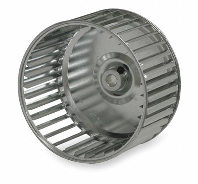 REVCOR Blower Wheel: Forward-Curved, 4 1/4 in Dia, 2 1/2 in W, CCW Closed End - Single-Inlet Forward-Curved Blower Wheels