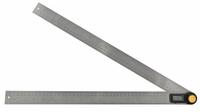 JOHNSON LEVEL Digital Angle Finder: 0°to 360°, Included, 19 in x 1 3/8 in, LCD, Batteries Included (MPN 1888-1900). Key specifications — attr936230: Stainless Steel; attr936215: JOHNSON LEVEL; attr936216: 3V Lithium; attr936219: ±0.3°; attr936223: LCD; attr936853: None; attr938125: Included.