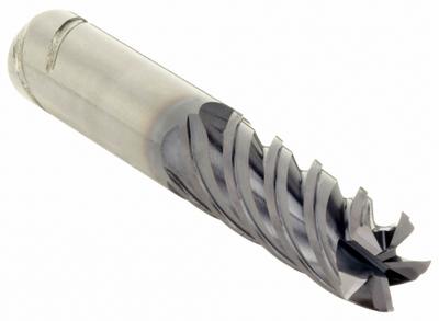 WIDIA HANITA Square End Mill: Carbide, AlTiN Coated, 5 Flute, 3/4" Mill Dia, 1-1/2" LOC - Fast-Cutting Carbide Square End Mills for Stainless Steel & Super Alloys