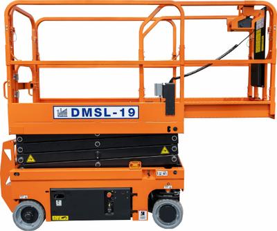 BALLYMORE Mobile Personnel Lift: Battery, Drivable, 19 ft Elevated Platform Ht - Drivable Scissor Lifts