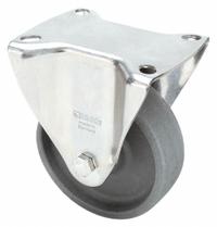 APPROVED VENDOR Plate Caster: Corrosion-Resistant, Rigid, 4 in Wheel Dia, 1 3/16 in Wheel Wd, Plain (MPN BX-POHI 100G). Key specifications — attr1109528: Gray; attr1109541: APPROVED VENDOR; attr1172513: Rigid.