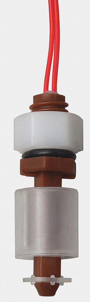 MADISON Closed Liquid Level Switch: Close On Rise, SPST, Polypropylene - Vertically Mounted Float Switches