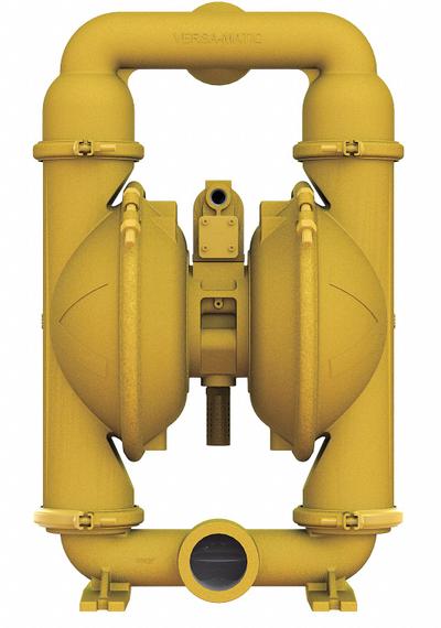 VERSAMATIC Double Diaphragm Pump: 316 Stainless Steel, 3 in, Tri-Clamp, 234 gpm - FDA-Compliant AODD Pumps