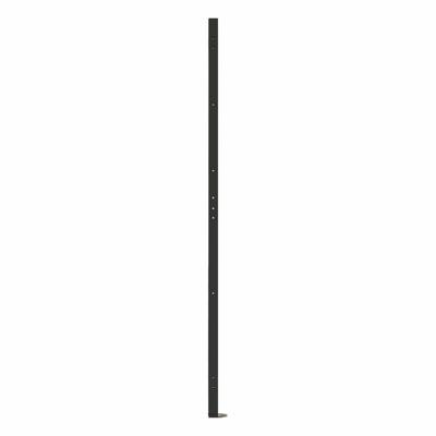 FOLDING GUARD Universal Post: 5 1/2 ft H, Black - Folding Guard Quick-Assemble Adaptable Welded-Wire Partition Components