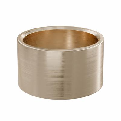 OILITE Sleeve Bearing: Bronze, SAE 841, 3/4 in Bore, 7/8 in OD, 1/2 in Lg, -35°F to 300°F - Lubricated General Purpose Metallic Sleeve Bearings