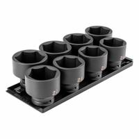 TEKTON Impact Socket Set: 3/4 in Drive Size, Small Set (0-50 pieces) Set Size, 8 Pieces, (8) 6-Point (MPN SID93104). Key specifications — attr1204251: TEKTON; attr1215453: 3/4 in; attr1215454: 2-1/16 in to 2-1/2 in; attr1224229: Friction.