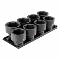 TEKTON Impact Socket Set: 3/4 in Drive Size, Small Set (0-50 pieces) Set Size, 8 Pieces, (8) 6-Point (MPN SID93104). Key specifications — attr1204251: TEKTON; attr1215453: 3/4 in; attr1215454: 2-1/16 in to 2-1/2 in; attr1224229: Friction.