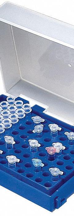 Tube Rack: 4 3/4 in Overall Wd, 2 in Overall Ht, 9 3/4 in Overall Lg, Polypropylene, Blue, Benchtop (MPN HS2345C). Key specifications — Material: Polypropylene; Mounting Location: Benchtop; Color: Blue; Product Type: Test Tube Rack; Total Holding Capacity: (96) Wells; Brand: HEATHROW SCIENTIFIC.