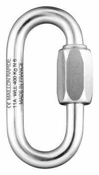 MAILLON RAPIDE Connecting Link: Quick Link, Stainless Steel, 1 7/8 in Overall Lg, 3/16 in Trade Size (MPN N-050-SS). Key specifications — Brand: MAILLON RAPIDE.