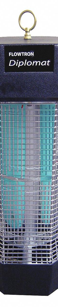 FLOWTRON Insect Killer: 87,120 sq ft Max Coverage Area, 120 W, 3 Lamps Included, Plastic (MPN FC8800C). Key specifications — Housing Material: Plastic; Brand: FLOWTRON.