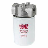 LENZ Return Line Hydraulic Filter: 55 gpm Max. Flow, 150 psi Max. Pressure, Paper, Single (MPN 221009). Key specifications — attr95846: Paper; attr98907: LENZ; attr95844: 10; attr95847: Single.