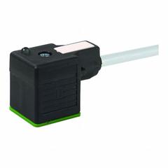 MURRELEKTRONIK Cordset: MSUD A Female Right Angle x Bare Wire, 10 m Cable Lg, PUR, Gray, 3 Pins (MPN 7000-18001-2361000). Key specifications — Wire Size: 18 AWG; Brand: MURRELEKTRONIK; Cable Jacket Color: Gray; IP Rating: IP67.