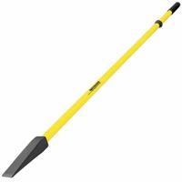 WESTWARD Digging Bar: Wedge End, 1 9/16 in End Wd, Hexagon Bar Shape, 1 1/8 in Bar Dia (MPN 20C888). Key specifications — Handle Color: Black; Bar Shape: Hexagon.