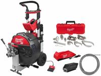 MILWAUKEE Sewer Drum Kit, Head Kit, and Cable: Cordless, MX FUEL, MX FUEL, For 3 in to 6 in Pipe (MPN MXF501-1CP, 48-53-2840, 48-53-2310). Key specifications — attr517452: Battery; attr517439: MX FUEL; attr517433: Cordless.