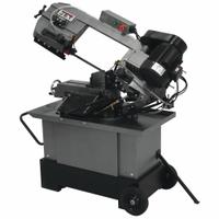 JET Band Saw: Combo Horizontal/Vertical, 115/230V AC, 7 in x 10 1/2 in, 86 to 260 SFPM, 45° , 90° (MPN 413451). Key specifications — attr312986: 86 to 260 SFPM; attr312987: 45° , 90°; attr312985: 7 in x 10-1/2 in; attr312990: Combination Horizontal/Vertical; attr312988: 14.0/7.0 A; attr312989: 1; attr325083: JET.