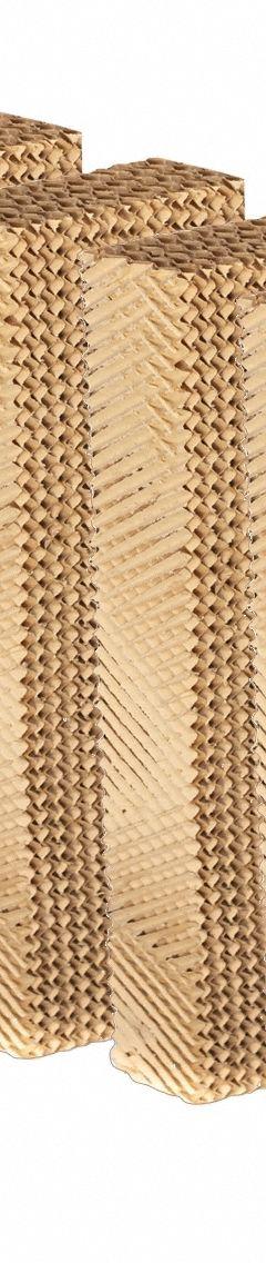 HESSAIRE Evaporative Cooler Media: Cellulose, 36 in x 12 in x 6 in, 36 in Ht, 12 in Wd, 4 Pads, 4 PK (MPN P36X12X6-4). Key specifications — Brand: HESSAIRE.