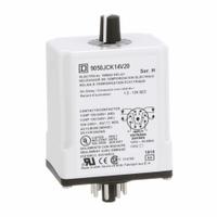 SCHNEIDER Single Function Time Delay Relay: Socket Mounted, 110V AC, 10 A, 8 Pins/Terminals (MPN 9050JCK14V20). Key specifications — Contact Rating (AC): 10 A @ 120/240V; Brand: SCHNEIDER.