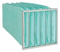 GRAINGER Pocket Air Filter: 24 in x 24 in x 30 in, MERV 11, Orange, Synthetic, 6 Pockets (MPN 5M417). Key specifications — Display Sell UOM: EA; Brand: GRAINGER; Media Material: Synthetic; Performance Rating: MERV 11.