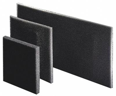 RITTAL Filter Mat: Polyurethane, 15.6 in Overall Ht, 15.4 in Overall Wd, 0.39 in Overall Dp - Replacement Filters